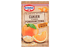 Dr. Oetker Ze świata natury Cukier ze skórką pomarańczową 15 g