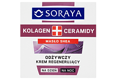 Soraya Kolagen + Ceramidy Odżywczy krem regenerujący na dzień i na noc 50 ml