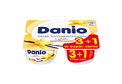 Danio Serek homogenizowany o smaku waniliowym 520 g (4 x 130 g)