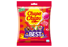 Chupa Chups The Best Of Lizaki wielosmakowe 120 g (10 sztuk)