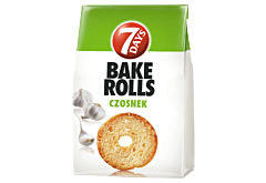 7 Days Bake Rolls Chrupki chlebowe z czosnkiem suszonym 150 g