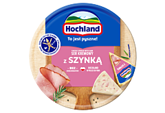 Hochland Ser kremowy z szynką w trójkącikach 180 g (8 sztuk)