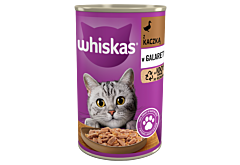 Whiskas Mokra karma dla kotów z kaczką w galaretce 400 g