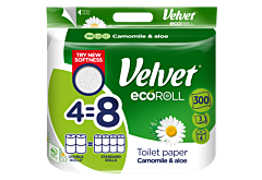 Velvet ecoRoll Camomile & Aloe Papier toaletowy 4 rolki