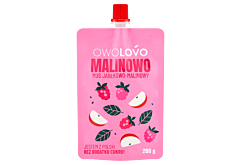 Owolovo Malinowo Mus jabłkowo-malinowy 200 g