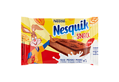 Nestlé Nesquik Snack Biszkopt z kremowym nadzieniem mlecznym o smaku kakaowym 26 g