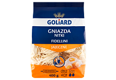 Goliard Makaron 2-jajeczny gniazda nitki 400 g