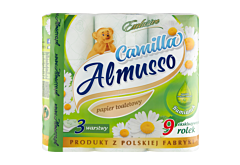 Almusso Camilla Papier toaletowy rumiankowy 9 rolek