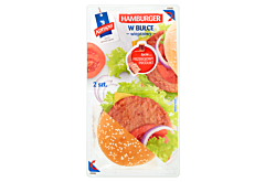 Konspol Hamburger w bułce wieprzowy 280 g (2 sztuki)