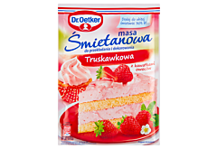 Dr. Oetker Masa śmietanowa truskawkowa 89 g