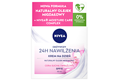 Nivea 24h Nawilżenia Odżywczy krem na dzień cera sucha i wrażliwa 50 ml