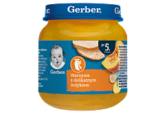 Gerber Warzywa z delikatnym indykiem po 5. miesiącu 125 g 