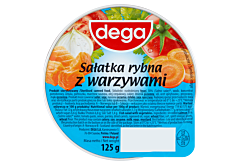 dega Sałatka rybna z warzywami 125 g