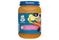 Gerber Delikatne warzywa ze schabikiem i śliwką po 6. miesiącu 190 g