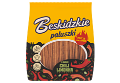 Beskidzkie Paluszki o smaku chili limonka 180 g