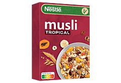 Nestlé Musli Tropical Płatki zbożowe z owocami tropikalnymi i orzechami 350 g