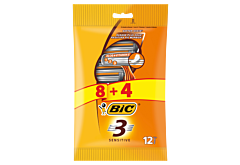 BiC 3 Sensitive Golarki 12 sztuk