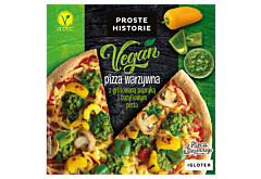 Proste Historie Vegan Pizza warzywna z grillowaną papryką i bazyliowym pesto 345 g