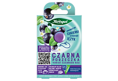 Herbapol Cukierki odświeżające z lnem i cynkiem czarna porzeczka kwiat czarnego bzu 20 g (8 sztuk)