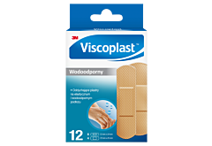 Viscoplast Wodoodporny zestaw plastrów 2 rozmiary 12 sztuk