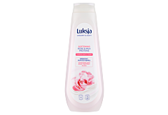 Luksja Creamy & Soft Kremowy płyn do kąpieli wygładzające róża i proteiny mleka 900 ml