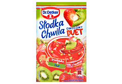 Dr. Oetker Słodka Chwila Kisiel z kawałkami owoców truskawka & kiwi 32 g