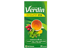 Verdin Fix Suplement diety kompozycja 6 ziół 36 g (20 x 1,8 g)