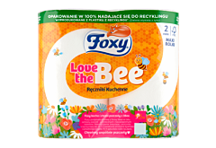 Foxy Love The Bee Ręczniki kuchenne 2 rolki