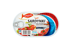 Graal Sardynki w sosie pomidorowym 110 g