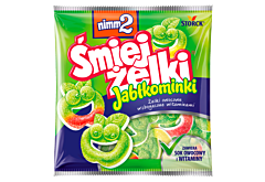 nimm2 Śmiejżelki Jabłkominki Żelki owocowe wzbogacone witaminami 90 g