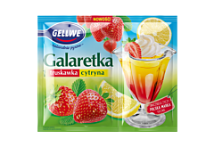 Gellwe Galaretka smak truskawka cytryna 75 g (50 g + 25 g)