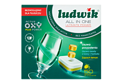 Ludwik All in one Lemon Tabletki do zmywarek 900 g (50 sztuk)