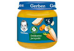 Gerber Delikatne jarzynki dla niemowląt po 4. miesiącu 125 g