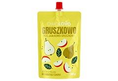 OWOLOVO Gruszkowo Mus jabłkowo-gruszkowy 200 g