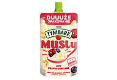 Tymbark Musly ryż płatki owsiane jabłko banan aronia wiśnia jogurt 170 g