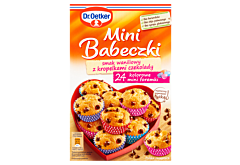 Dr. Oetker Mini babeczki smak waniliowy z kropelkami czekolady 250 g