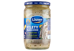 Lisner Filety śledziowe z ogórkiem i czosnkiem 600 g