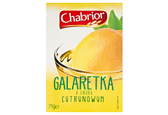 Galaretka o smaku cytrynowym