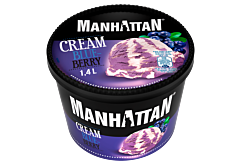 Manhattan Lody ze śmietanką i lody jagodowe 1400 ml