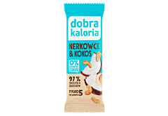 Dobra Kaloria Baton daktylowy nerkowce & kokos 35 g