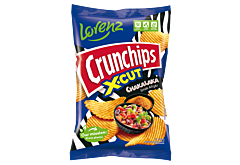 Crunchips X-Cut Chipsy ziemniaczane o smaku chakalaka 140 g