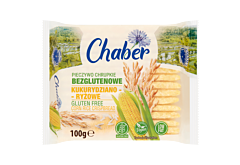 Chaber Pieczywo chrupkie bezglutenowe kukurydziano-ryżowe 100 g