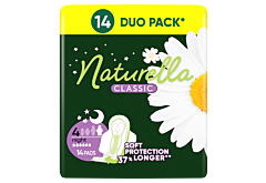 Naturella Classic Night rozmiar 4 Podpaski ze skrzydełkami, × 14