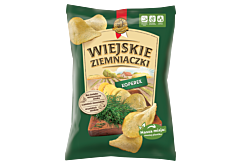 Wiejskie Ziemniaczki Chipsy ziemniaczane koperek 130 g 