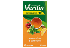 Verdin Fix Suplement diety kompozycja 6 ziół z cytrusami 40 g (20 x 2 g)