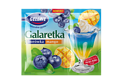 Gellwe Galaretka smak borówka mango 75 g (50 g + 25 g)