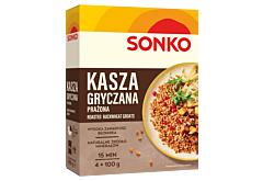 Sonko Kasza gryczana prażona 400 g (4 x 100 g)