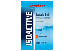 Activlab Isoactive Napój izotoniczny instant z dodatkiem guarany o smaku pomarańczowym 31,5 g