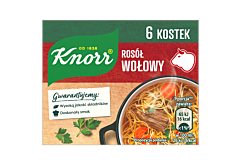 Knorr Rosół wołowy 60 g (6 x 10 g)