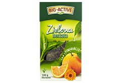 Big-Active Zielona herbata z pomarańczą liściasta 100 g